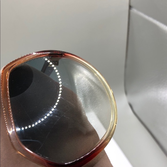 Annie Saral Paris France Vintage Retro Designer Sunglasses Oversized Ombre - Picture 6 of 14